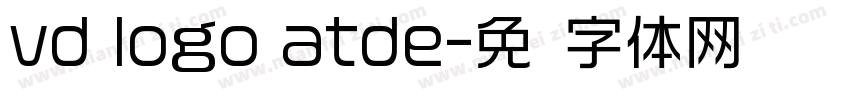 vd logo atde字体转换